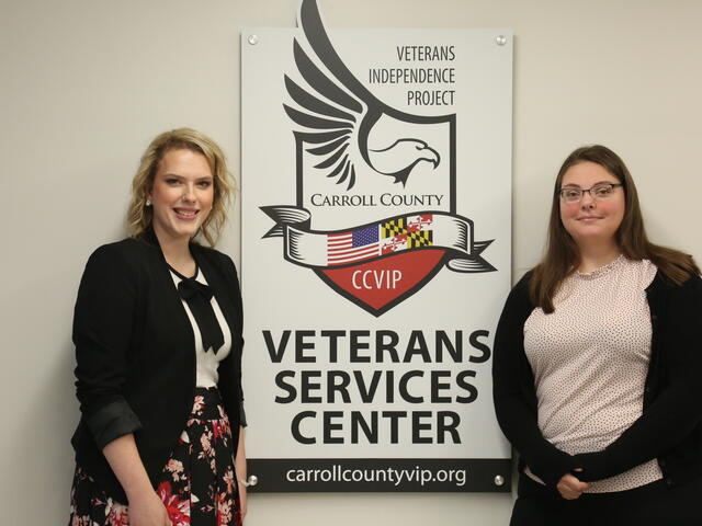 Internship Sarah Rinker and Amber Walker Carroll County Veterans Services Center