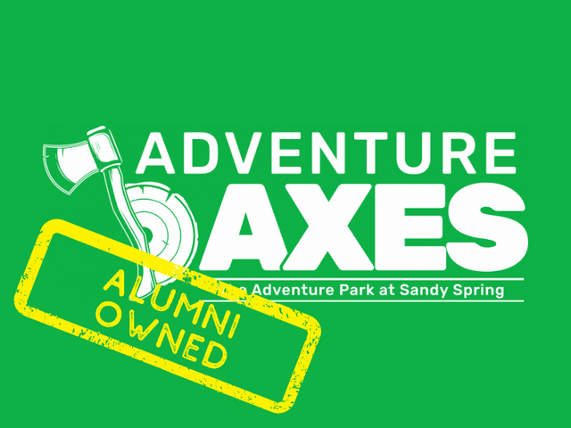 Adventure Axes logo w Alumni Owned stamp