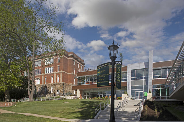 Roj Student Center and Rouzer Hall