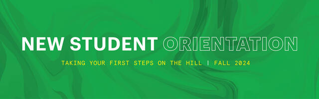 New Student Orientation Header