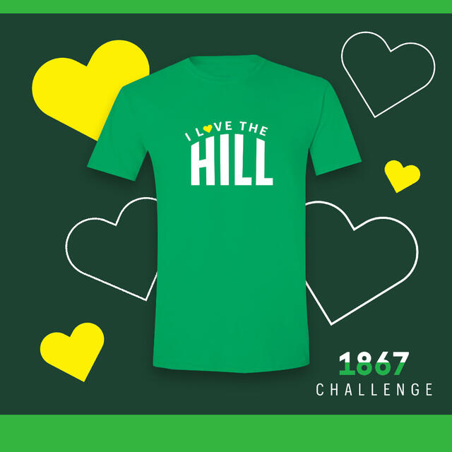 I Love the Hill shirt design