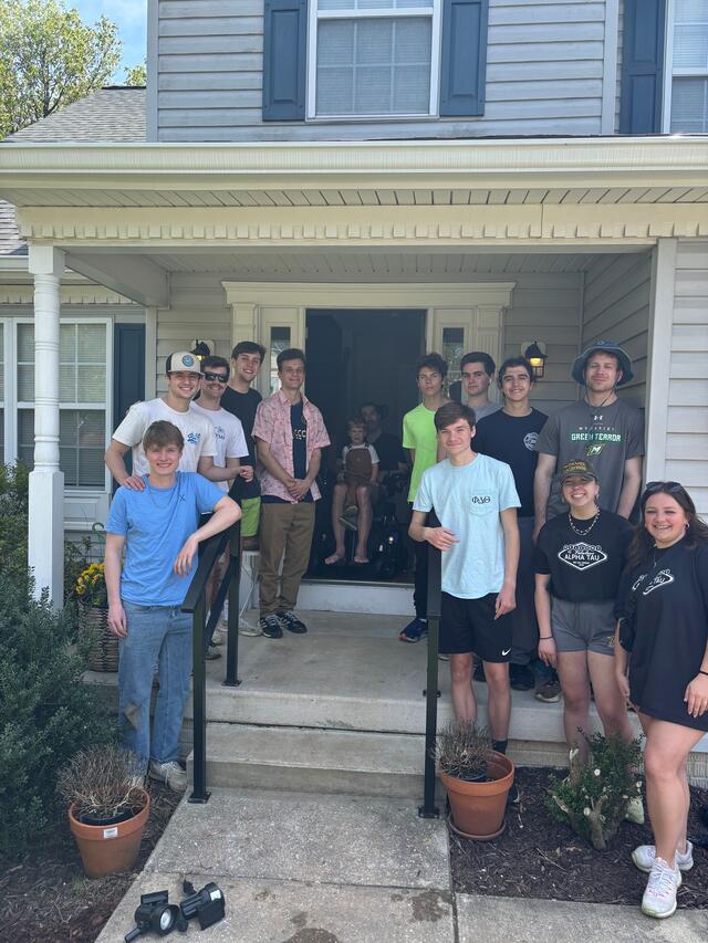 Phi Delta Theta volunteer 2024