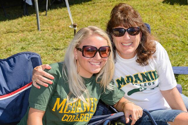Family on a sunny day