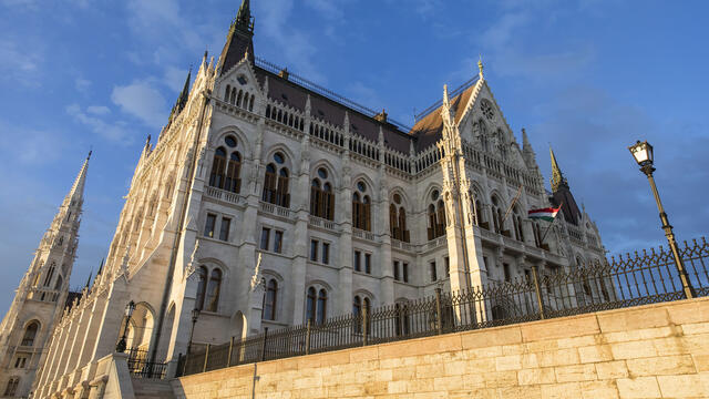 Budapest city building.