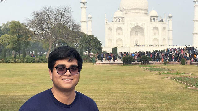 Ravi Patel at the Taj Mahal, India