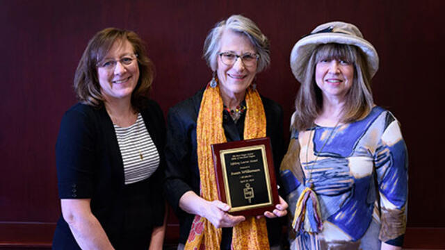 Photo of Michele Gribben, Susan Williamson and Pam Zappardino